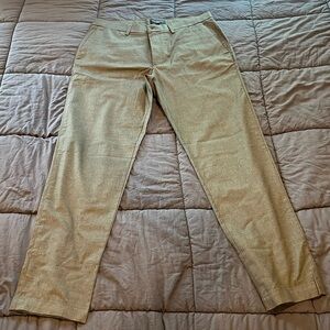 Banana Republic Dark Green Slim Fit Chino Pants 34x32